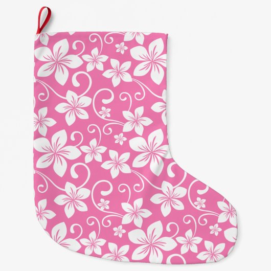BLUE HAWAII (PINK) GROßER WEIHNACHTSSTRUMPF (Vorderseite)