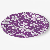 BLUE HAWAII (PLUM) PAPPTELLER (Schrägansicht)