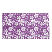 BLUE HAWAII (PLUM) Pillowcase Kissenbezug (Rückseite-Links)
