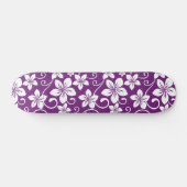 BLUE HAWAII (PLUM) SKATEBOARD (Horizontal)