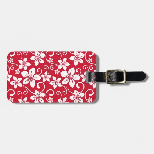 BLUE HAWAII (RED) GEPÄCKANHÄNGER (Vorderseite horizontal)