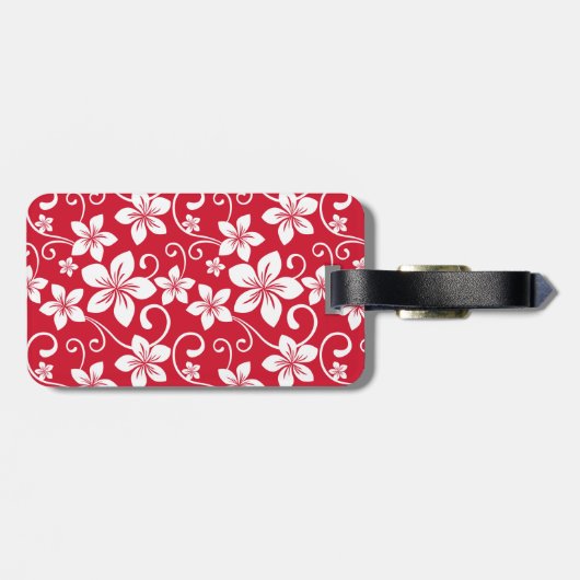 BLUE HAWAII (RED) GEPÄCKANHÄNGER (Rückseite horizontal)