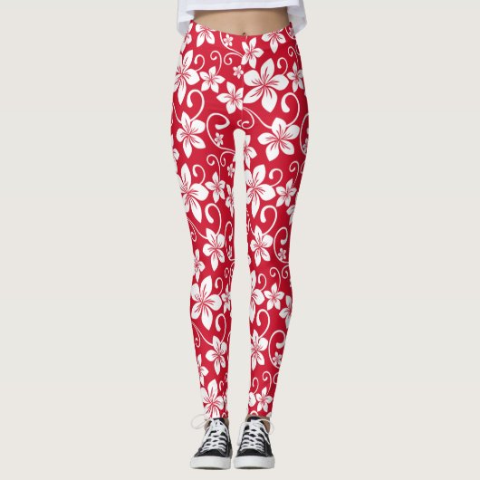 BLUE HAWAII (RED) LEGGINGS (Vorderseite)