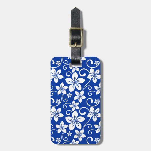 BLUE HAWAII (ROYAL BLUE) GEPÄCKANHÄNGER (Vorderseite vertikal)