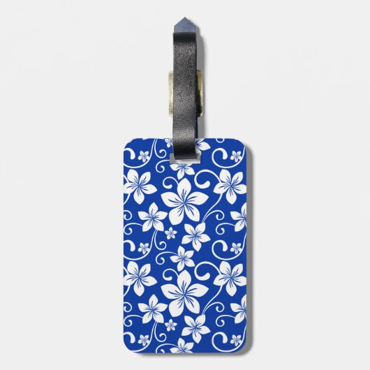 BLUE HAWAII (ROYAL BLUE) GEPÄCKANHÄNGER (Rückseite vertikal)