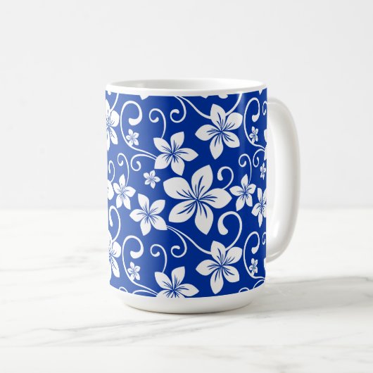 BLUE HAWAII (ROYAL BLUE) KAFFEETASSE (VorderseiteRechts)