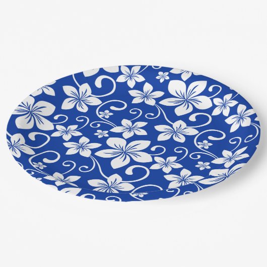 BLUE HAWAII (ROYAL BLUE) PAPPTELLER (Schrägansicht)