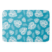Blue Hawaiian Print Badematte (Vorderseite)