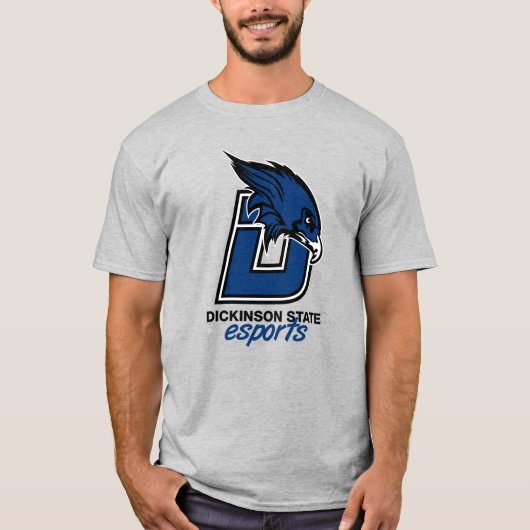 Blue Hawk Esports - Hemdlicht T-Shirt (Vorderseite)