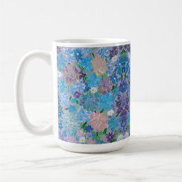 Blue Haze Floral Coffee Tasse