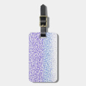 Blue Haze Gepäckanhänger (Vorderseite vertikal)