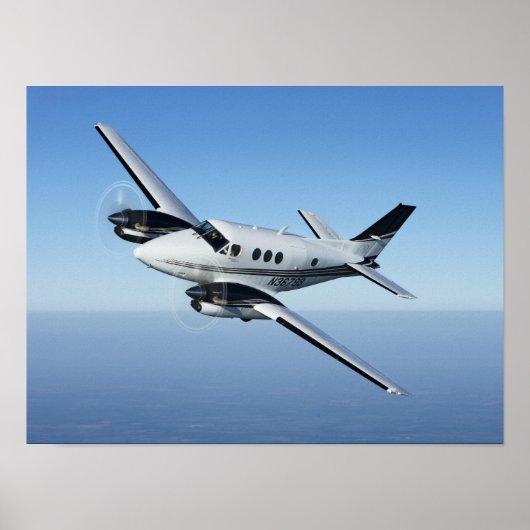 Blue Haze King Air Poster (Vorne)