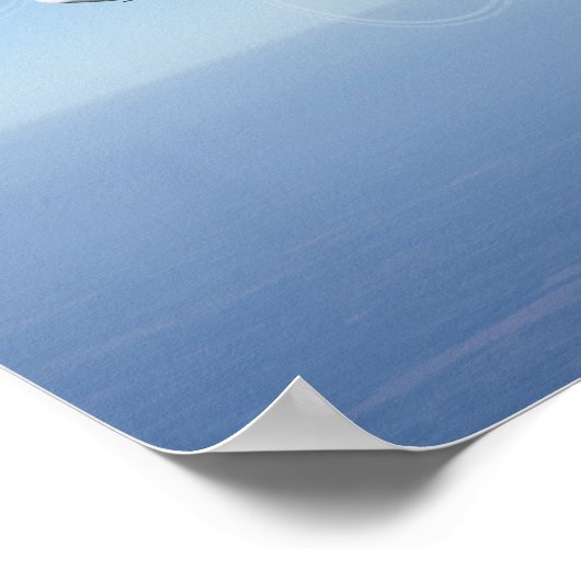 Blue Haze King Air Poster (Ecke)