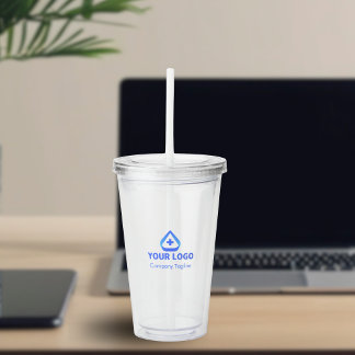 Blue Healthcare Logo Branded Promo (Übersetzung: B Acryltrinkbecher
