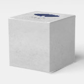 Blue Heart Balloons Gastgeschenk Hochzeit Box Geschenkschachtel (Vorderseite)