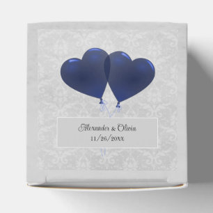 Blue Heart Balloons Gastgeschenk Hochzeit Box Geschenkschachtel