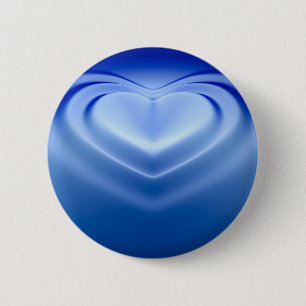 Blue Heart Button