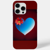 Blue Heart Case-Mate iPhone Hülle (Rückseite)