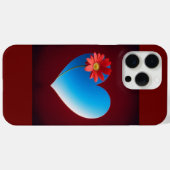 Blue Heart Case-Mate iPhone Hülle (Rückseite (Horizontal))