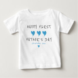 Blue Heart Custom Baby T-shirt