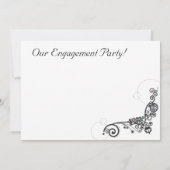 Blue Heart Einladung (Rückseite)