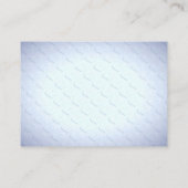 Blue Heart Floral Baby Duschvorrichtung Begleitkarte (Rückseite)