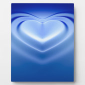 Blue Heart Fotoplatte (Vorderseite)