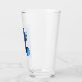 Blue Heart Glas (Links)