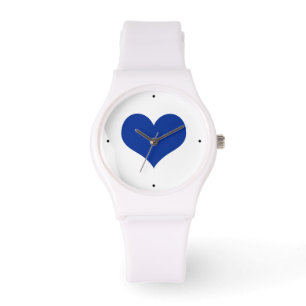 Blue Heart Liebe Armbanduhr
