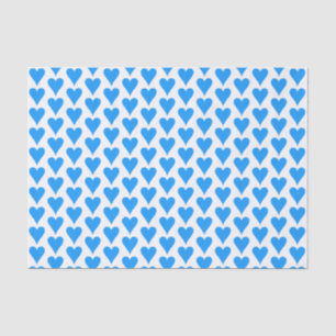 Blue Heart Liebe Print Birthday Party Valentine Seidenpapier