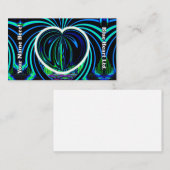 Blue Heart Ltd. (Sie können Wörter hinzufügen) Visitenkarte (Vorne/Hinten)