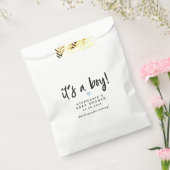 Blue Heart Modern Baby Dusche Geschenktütchen (Versiegelt)