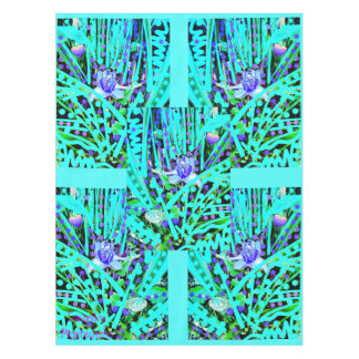 Blue Heart Moon & Wonder Blue Rose Empfang Tischdecke