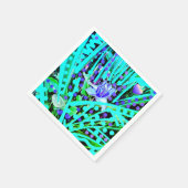 Blue Heart Moons & Wonder Blue Rose Empfang Serviette (Ecke)