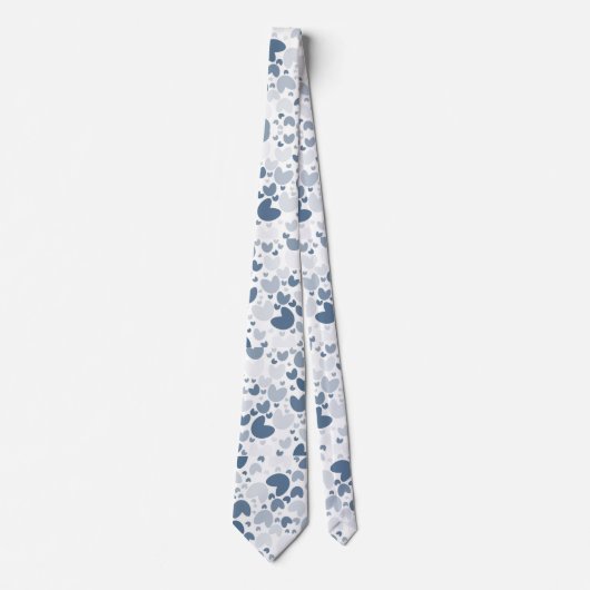 Blue heart Neck Tie Krawatte (Vorderseite)