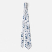 Blue heart Neck Tie Krawatte (Rückseite)