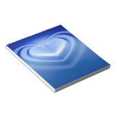 Blue Heart Notizblock (angewinkelt)