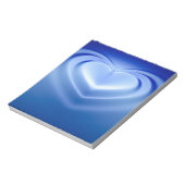Blue Heart Notizblock (Rotiert)