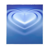 Blue Heart Notizblock (Vorderseite)