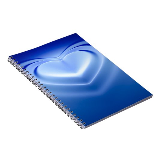 Blue Heart Notizblock (Rechte Seite)