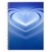 Blue Heart Notizblock (Vorderseite)