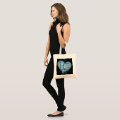 Blue Heart Nurse Tote Bag Tragetasche (Vorderseite (Model))