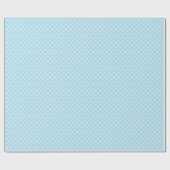 Blue Heart Pattern for Baby Shower, Birthday  Geschenkpapier (Flach)