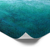 Blue Heart Poster (Ecke)