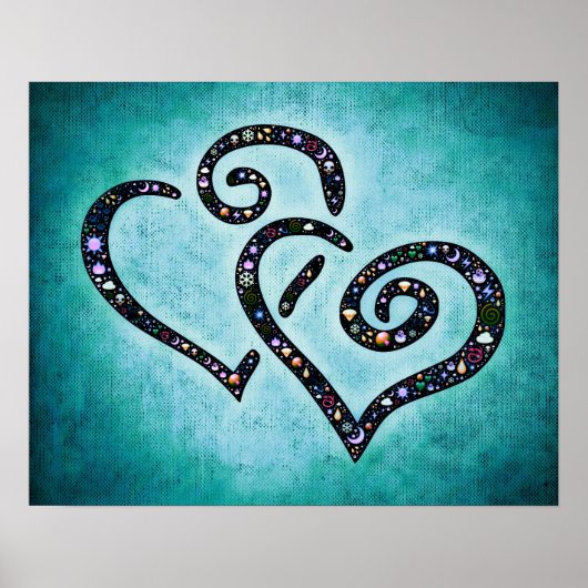 Blue Heart Poster (Vorne)