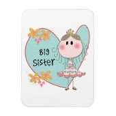 Blue Heart Princess Big Sister Magnet (Vertikal)