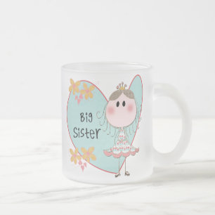 Blue Heart Princess Big Sister Mattglastasse
