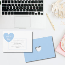 Blue Heart Request Books for Baby Boy Shows