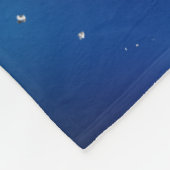 Blue heart  romantic wallpaper fleecedecke (Ecke)