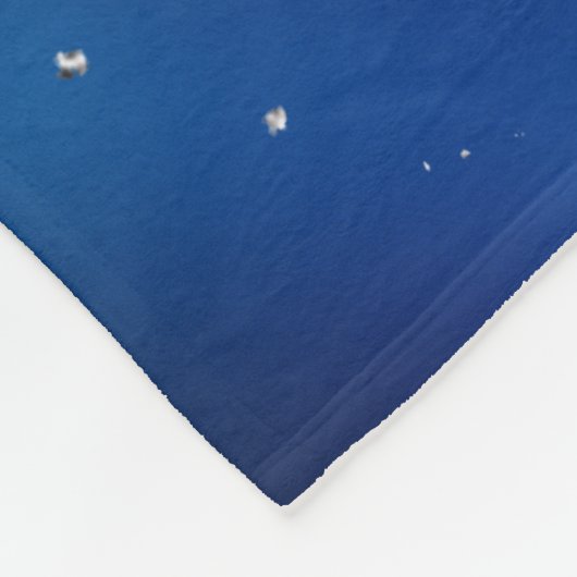 Blue heart  romantic wallpaper fleecedecke (Ecke)